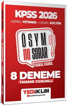  Yediiklim 2026 KPSS Lisans GY-GK Net Arttıran Deneme Seti