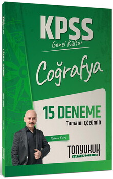 Tonyukuk Yayıncılık KPSS Genel Kültür Coğrafya Tamamı Çözümlü 15 Deneme